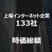 上場インターネット企業133社の時価総額を調べてみて改めてわかった評価